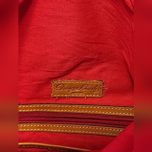 Dooney & Bourke Red Shoulder Bag Purse - Picture 4 of 9